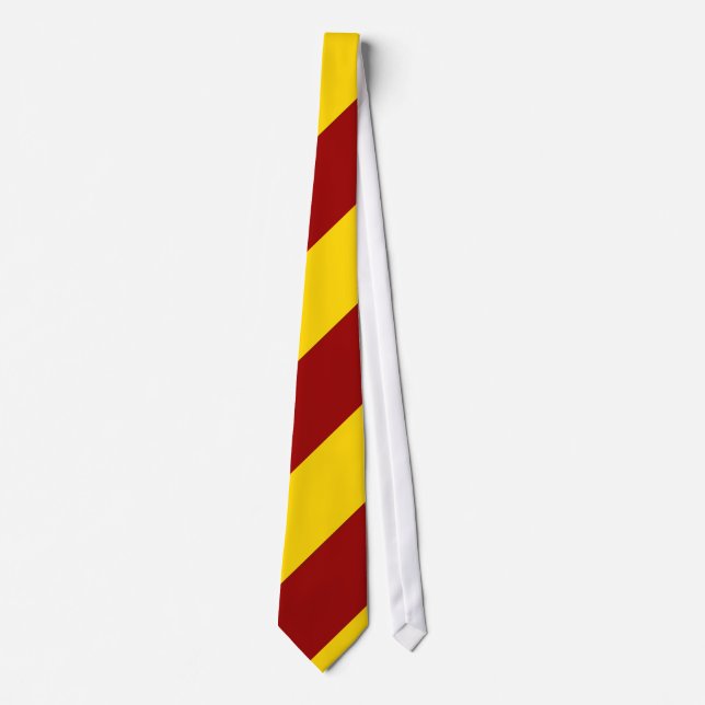 Crimson and Gold Neck Tie (Front)