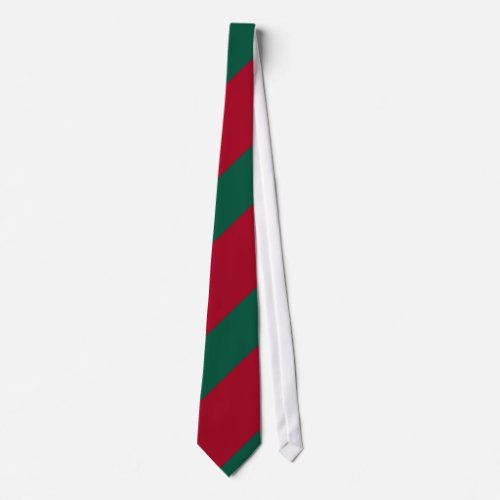 Crimson and Green Tie