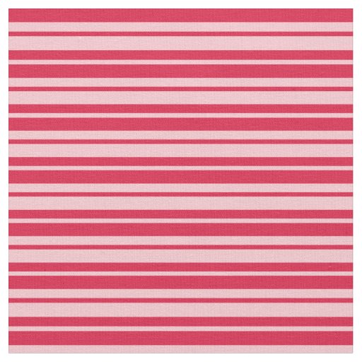 Crimson and Pink Lines/Stripes Pattern Fabric