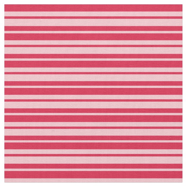 Crimson and Pink Lines/Stripes Pattern Fabric (Close Up)