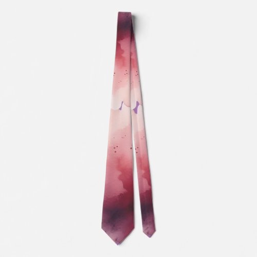 Crimson and Sand Tie