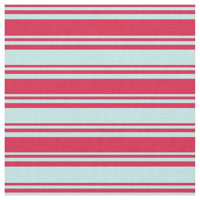 Crimson and Turquoise Colored Pattern Fabric (Close Up)