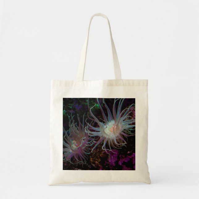 Crimson Anemone Tote Bag (Front)