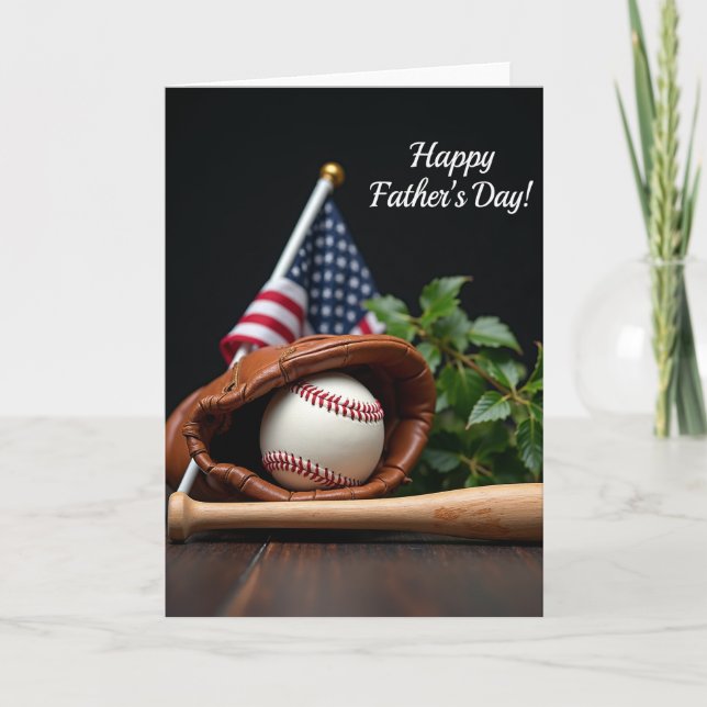 Crimson Ball Fathers Day Card (Front)