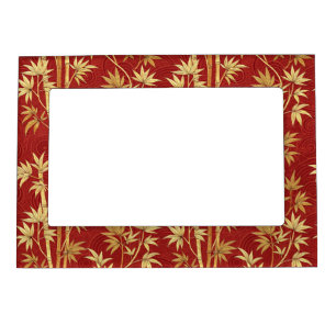 Crimson Bamboo East Asian (1) Magnetic Frame