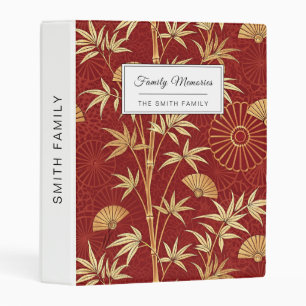 Crimson Bamboo East Asian (2) Mini Binder