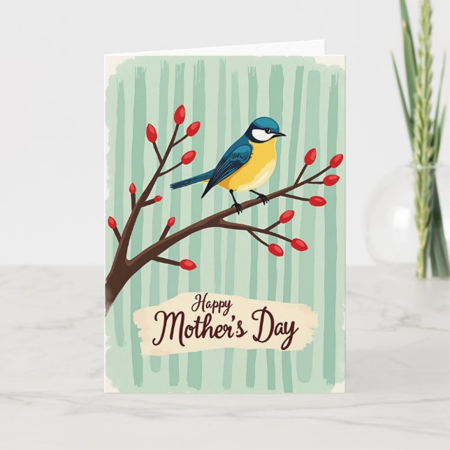 Crimson Berry Mothers Card (Front)
