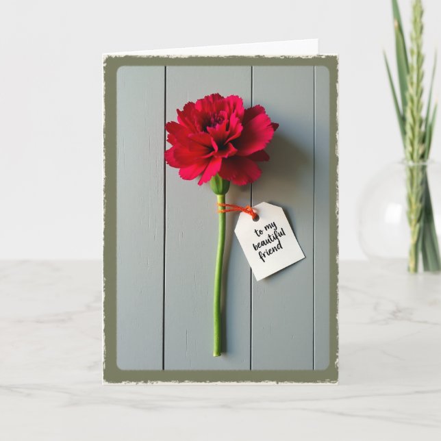 Crimson Bloom Friend Card (Front)