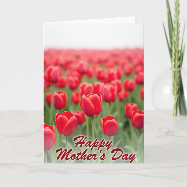 Crimson Bloom Message Card (Front)