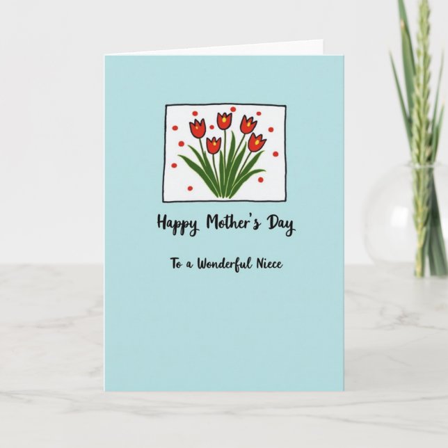 Crimson Blooms Mother Card (Front)
