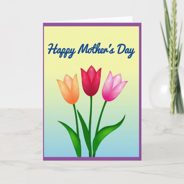 Crimson Blossom Mother Card (Front)