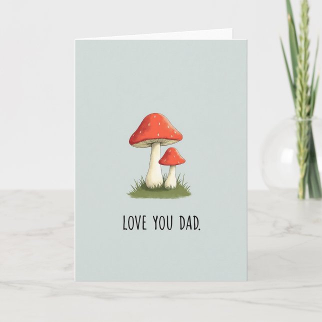 Crimson Caps Sweet Fathers Day Card (Front)