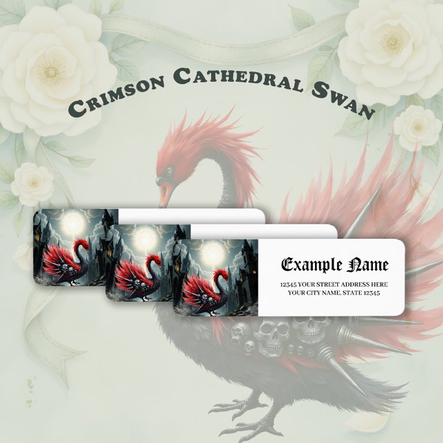 Crimson Cathedral Swan. Label (Creator Uploaded)