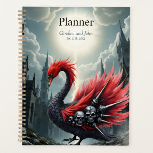 Crimson Cathedral Swan.  Planner