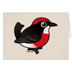 Crimson Chat Greeting Card