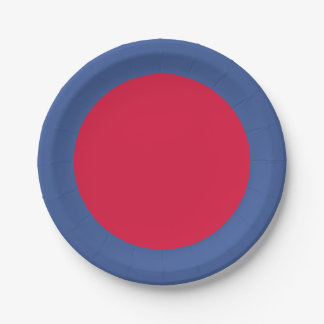 Crimson Core Bold Party Plate – Customizable