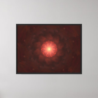 Crimson Core Ignition Canvas Print