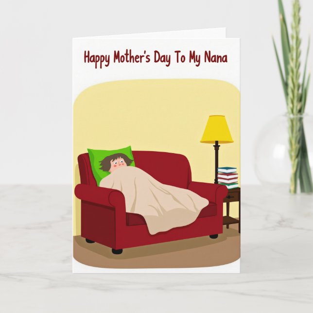 Crimson Couch Mothers Day Card (Front)