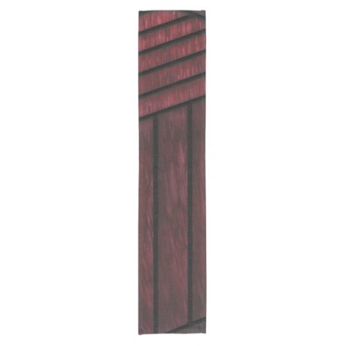 Crimson Cube Short Table Runner