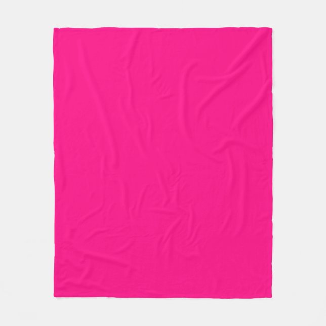 Crimson Deep Pink Festive   Fleece Blanket (Front)