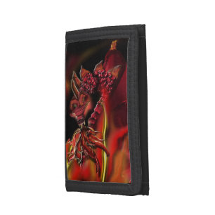 Crimson Dragon Fantasy Party Favor Wallet