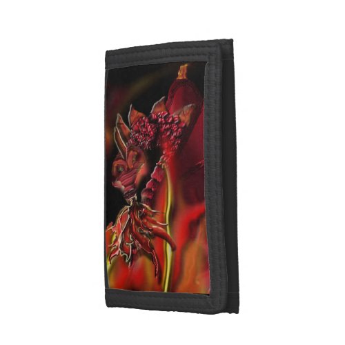 Crimson dragon Photo Wallet