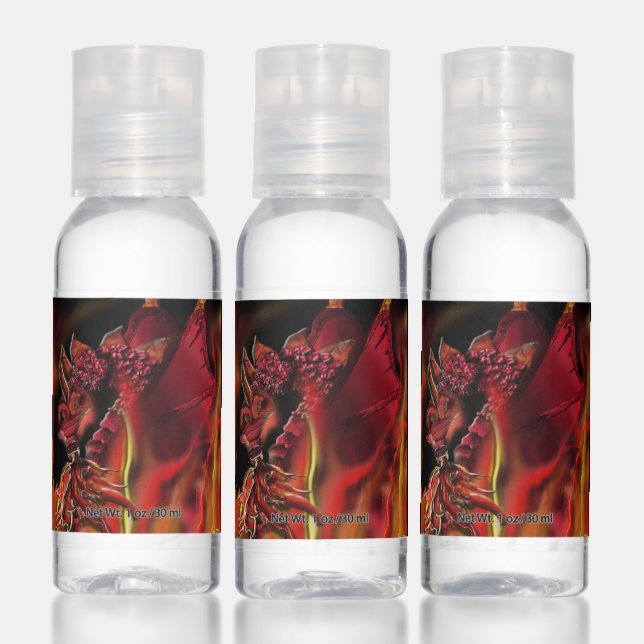 Crimson dragon Travel Bottle Set Hand Sanitizer (Set)
