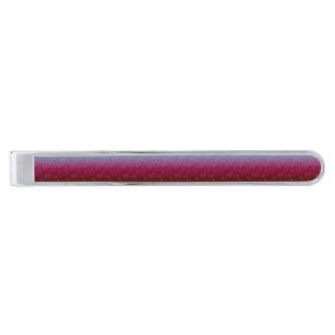 Crimson Driftveil Silver Finish Tie Bar