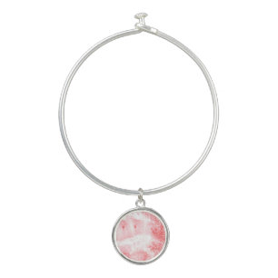 Crimson Echoes Bangle Bracelet