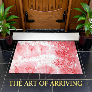 Crimson Echoes Doormat