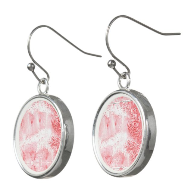 Crimson Echoes Earrings (Angled)