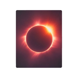 Crimson Eclipse Metal Print