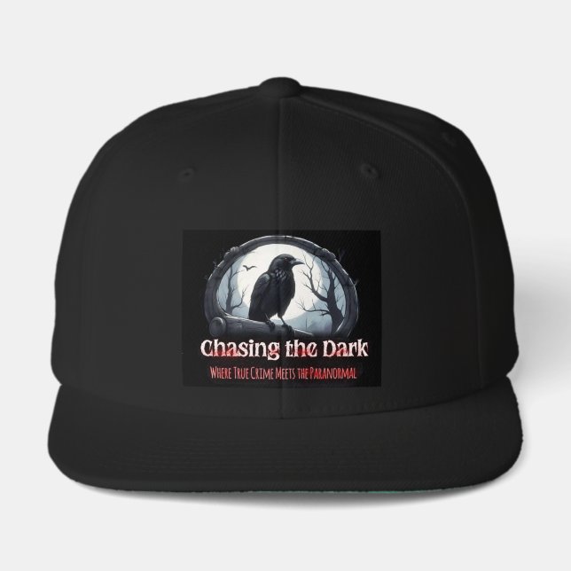 CRIMSON EDITION - CHASING THE DARK PODCAST HAT (Front)