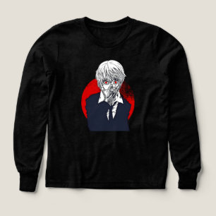 Crimson Eyes Chain Warrior T-Shirt Tri-Blend Shirts