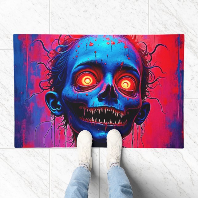 Crimson Eyes: Horrors of the Mind Doormat (Indoor)