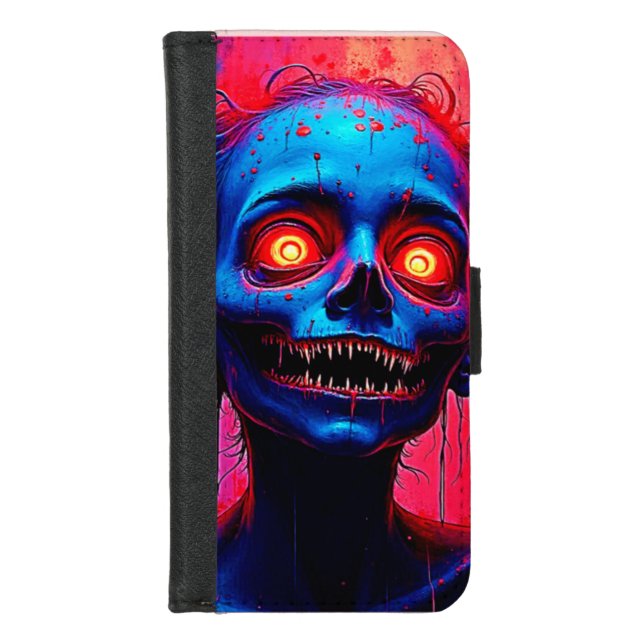 Crimson Eyes: Horrors of the Mind iPhone Wallet Case (Front)