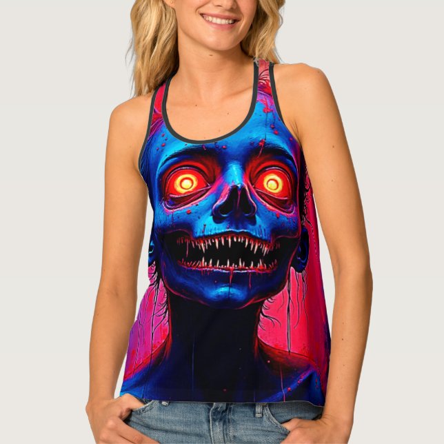 Crimson Eyes: Horrors of the Mind Tank Top (Front)