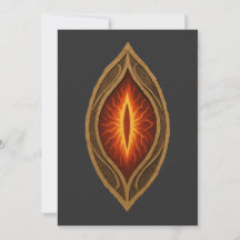 Crimson Fire Eye Dark Lord Fantasy Emblem