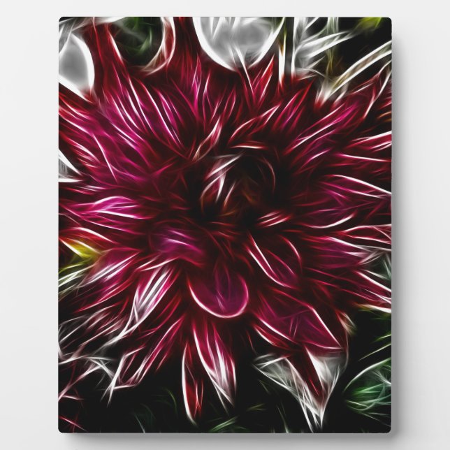 Crimson Flower Plaque (Front)