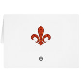 Crimson Garden Fleur Cards (Back Horizontal)