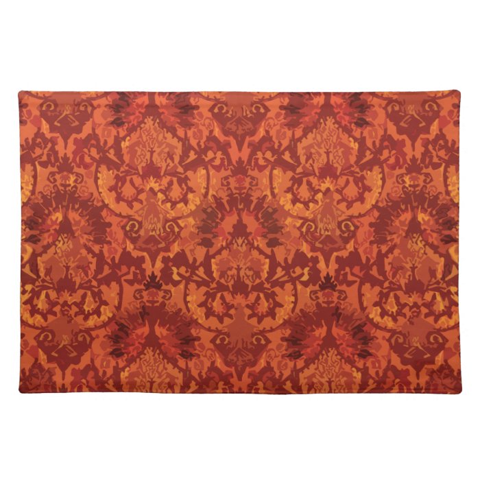 Crimson Garden Fleur de lis gifts Placemat