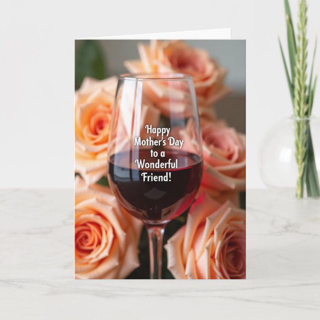 Crimson Glass Mothers Day Card (Front)