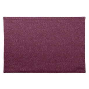 Crimson glitter cloth placemat