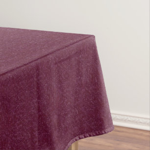 Crimson glitter tablecloth