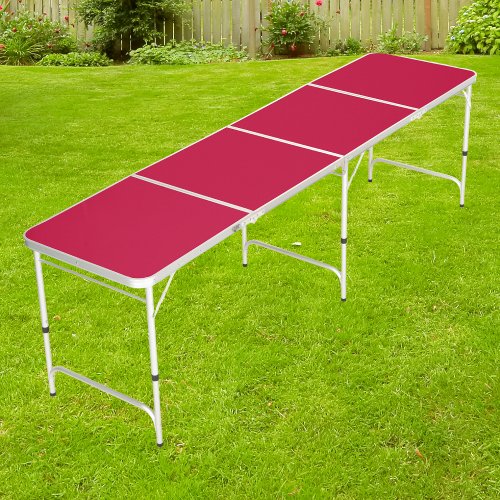 Crimson Glory Solid Color Beer Pong Table