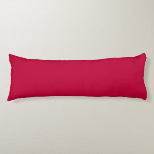 Crimson Glory Solid Color Body Pillow