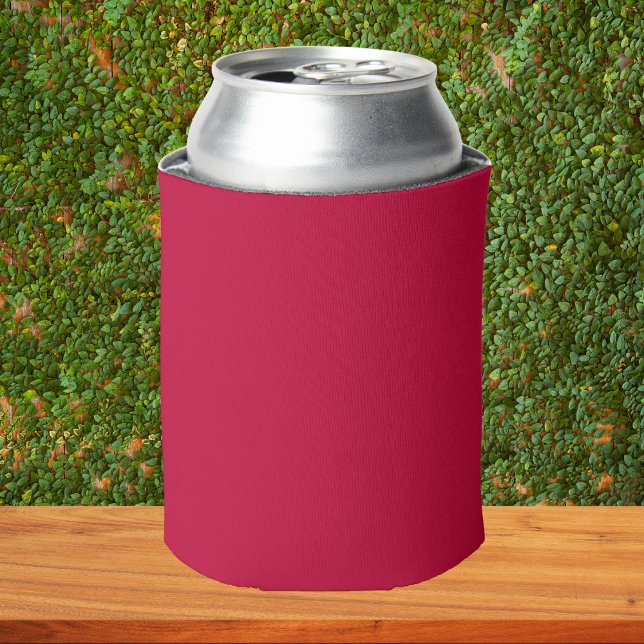 Crimson Glory Solid Color Can Cooler (Creator Uploaded)