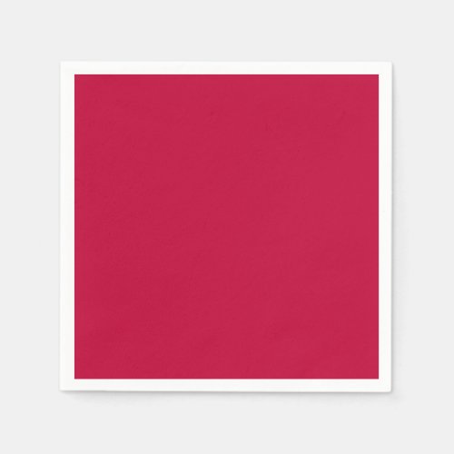 Crimson Glory Solid Color Napkins