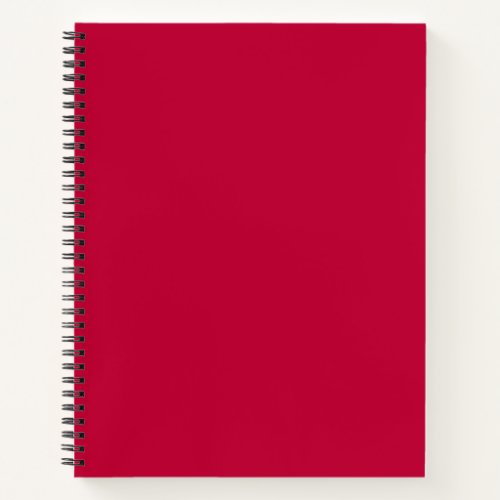 Crimson Glory Solid Color Notebook
