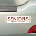 Crimson & Gold Two-Color Seniors Sliced Letters